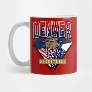 Denver Basketball 90s Throwback Mug